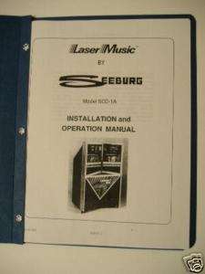 Seeburg SCD 1A Jukebox Install and Operation Manual  