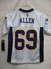 NFL Youth Jersey Vikings Jared Allen White X Large *