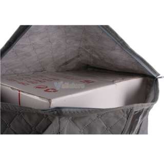 Gray Clothes Storage Bags Bamboo Fiber Quilt Container