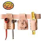 Leather Scaffold Tool Belt Set For Scaffolders, Leather Double Frog 