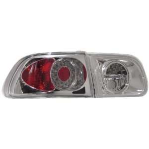 Anzo USA 321036 Honda Civic Chrome LED Tail Light Assembly   (Sold in 