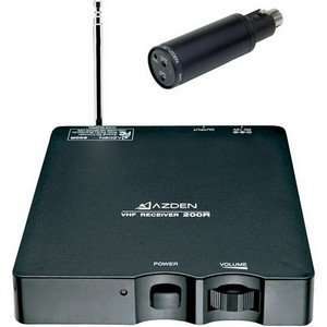  Azden 200XT Wireless Microphone System. AZDEN TRANSMITTER 