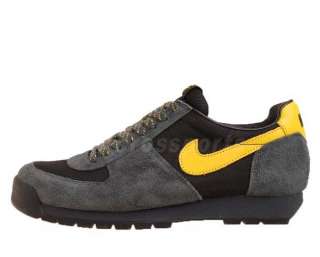 Nike Air Lava Dome 2.4 QS Black Suede Yellow ACG VNTG Shoes 479968010 