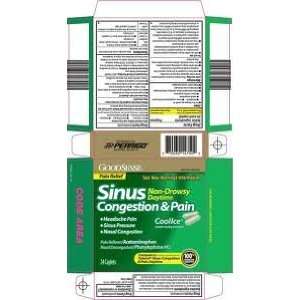  Goodsense Sinus Congestion & Pain, Non drowsy 24 Caplets 