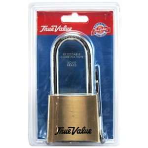  Hampton Prod #501 50052 TV 2 Brass Comb Padlock