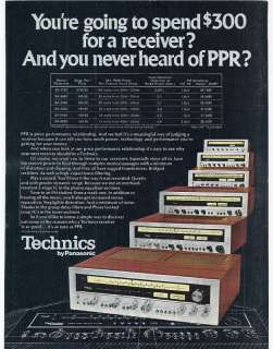 1975 Panasonic Technics SA 5760 Receiver Ad  