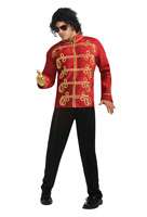 Michael Jackson Deluxe Red Military Jacket Adult Costume listed price 