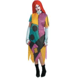 The Nightmare Before Christmas Sally Plus Adult Costume   Colorful 
