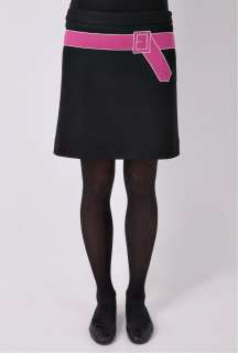 Trompe LOeil Belt Skirt by Sonia by Sonia Rykiel   Black   Buy Skirts 