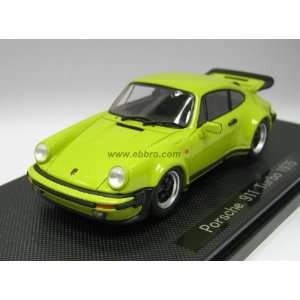   Porsche 911 Turbo 1975, Green 1/43 Scale Diecast Model Toys & Games