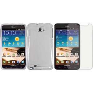  Clear Hard Case Cover+LCD Screen Protector for Samsung 
