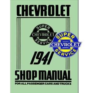   Car Truck Shop Service Repair Manual 41 with Decal Chevrolet Books
