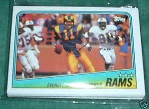 1988 Topps Los Angeles Rams Team Set (14) Greene RC  