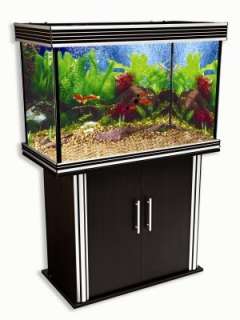 Brand new 49 gallon aquarium and stand.Part of the Nautilus Collection 