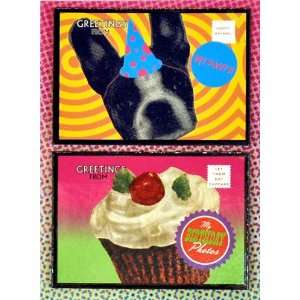   Party (Dog and Cupcake) Fridge Magnets 