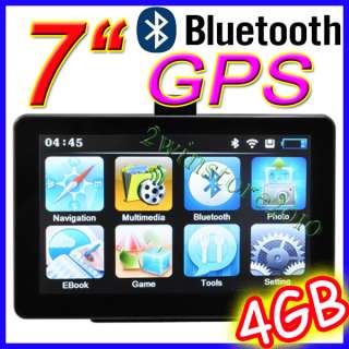 Unbranded 7.0 inch Car GPS Navigation  Mp4 Touch screen truck FM 