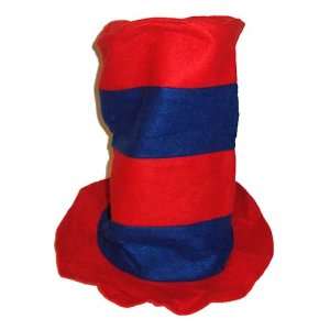  Felt Stovepipe Hat   Red, Blue Toys & Games