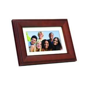   Inch Artforme Digital Picture Frame with Real Wood Frame (Brown