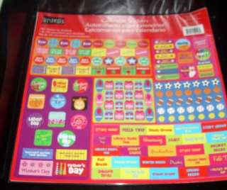 Students Calendar Stickers * 100 * Holidays * Birthdays * Appointment 