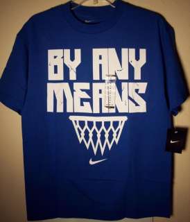 NIKE MENS BASKETBALL ACTIVE T SHIRT BY ANY MEANS LARGE MEDIUM  