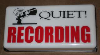 NEW Quiet ON THE AIR broadcast TV warning studio lighted sign light 