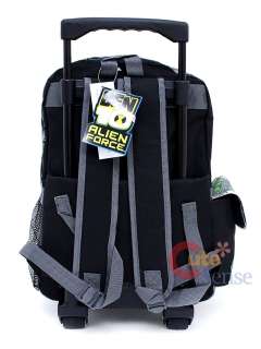 Ben 10 Alien Force Roller School Backpack w/Lunch Bag L  