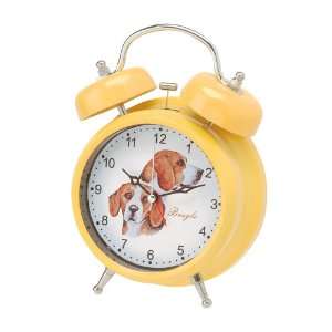    Beagle Vintage Style Double Bell Dog Alarm Clocks: Home & Kitchen