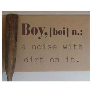  Boy Definition Wall Decal Size 22 H x 33 W, Color of 