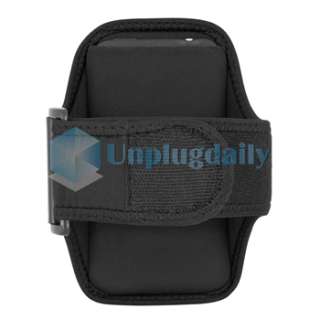 Black Sport ARMBAND Case+HEADSET MIC Accessory For Apple iPod TOUCH 4G 