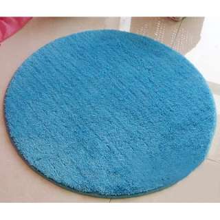 Brand New Study Blue Circle Round Chair Floor Area Rug Mats Carpet 