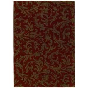  Shaw Area Rugs: Origins Rug: Diva: Cayenne Red: 310X56 
