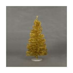   Metallic Gold Pine Artificial Mini Christmas Trees 12