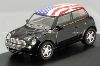 BMW MINI COOPER USA AMERICAN FLAG 187 diecast car HO  