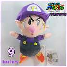 Nintendo Game Super Mario Bros Character Baby Waluigi Plush Fluffy Toy 