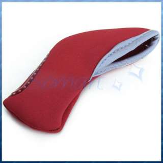 Set 10pcs RED Golf Iron Head Neoprene Cover Headcover Protection Case 