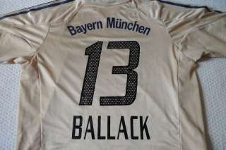 BNWOT Bayern Munich Munchen BALLACK Soccer Jersey, XL  