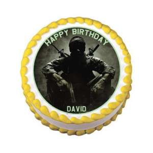 CALL OF DUTY BLACK OPS Edible Cake Image Party PS3 PS  