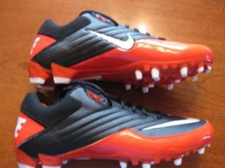   Speed TD Low Football Soccer Cleats 11 Vapor Black / Orange  