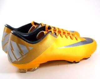   Mercurial Victory FG Bright Orange/Black Soccer Cleats Boots Men Shoes