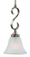 Mini Pendant Light Antique Brushed Nickel Lamp Hanging Track Lighting 