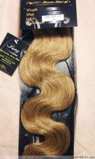 22 Remy Human Hair Extensions Weft BODY 100g Blonde #16