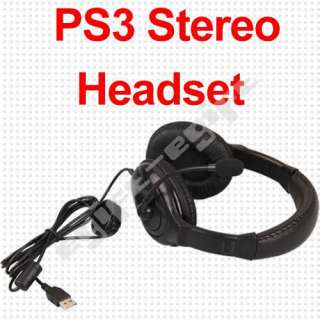 Bluetooth USB Stereo Headset Headphone Microphone for Sony PS3 PC MAC 