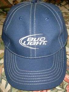 BUD LIGHT BLUE BASEBALL CAP/HAT  
