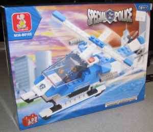 Lego Building Blocks Special Police City Armed Helicopter 133 PC Set 