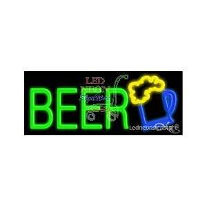  Beer Logo Neon Sign: Office Products