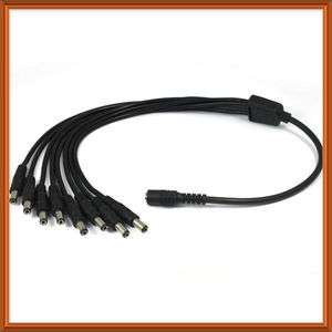 In1 Splitter Power Cable For CCTV Device/Cameras/PTZ DVR 