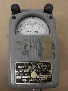 HOLTZER   CABOT OHMMETER ZM   14 / PSM   2  