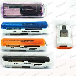 All in1 USB 2.0 Memory Card Reader SDHC SD MMC TF MS M2  