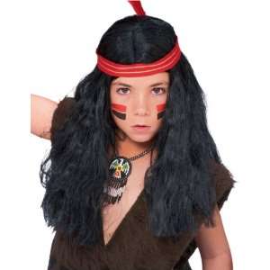    Childs Native American Indian Boy Costume Wig: Toys & Games