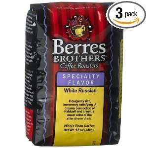 Berres Brothers Coffee Roasters White Russian Coffee, Whole Bean, 12 